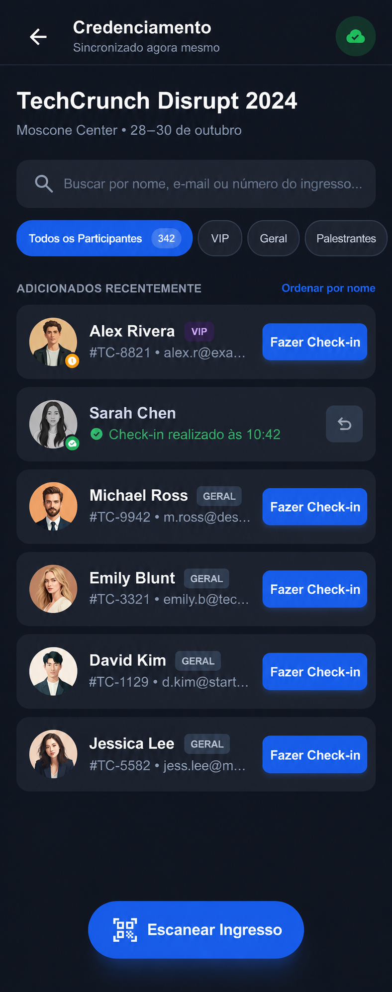Check-in Mobile App